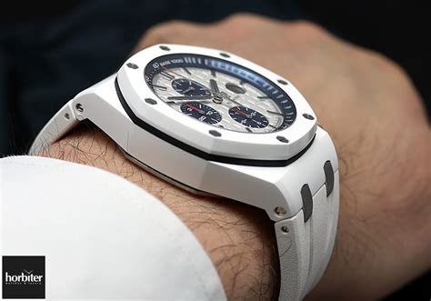 audemars piguet 44mm white|Audemars Piguet royal oak chrono.